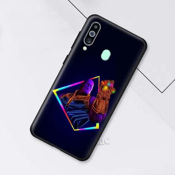 005 Марвел Супергерои из “Мстителей” черные чехлы для samsung Galaxy Note 10 5G 9 8 M40 M30 M20 S10 плюс A50 A70 силиконовый чехол для телефона - Цвет: 005