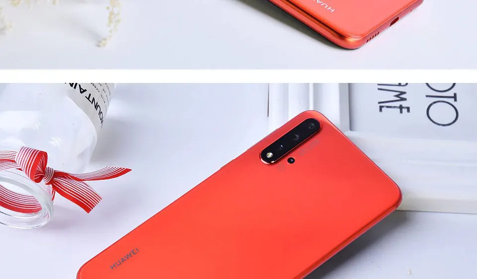 huawei Nova 5 pro, 8 ГБ, 128 ГБ, мобильный телефон, четыре ядра, 6,39 дюймов, OLED, Android 9,0, 3500 мАч, встроенный экран, отпечаток пальца, Google play