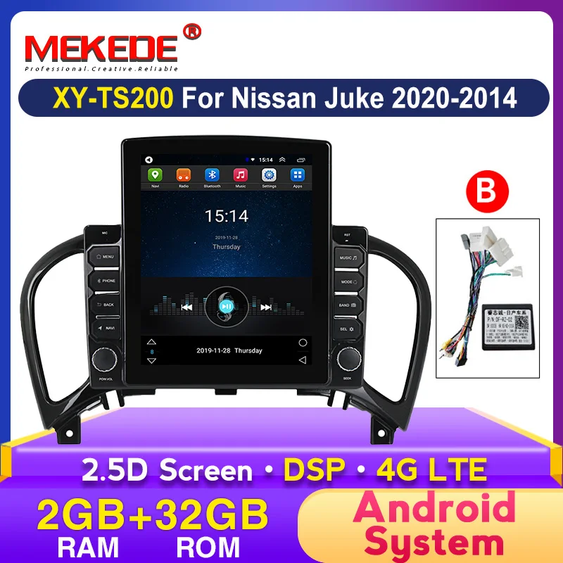 Android 4G LTE HD IPS 2.5D 9 7 &quotTesla экран для Nissan Juke YF15 2010 2014 Автомобильный Радио Мультимедиа