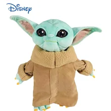 

25cm Cartoon Disney Star Wars Yoda Baby Plush Toy Master Aliens Anime Stuffed Dolls Toy Kawaii Girl Boy Kids Birthday Gift