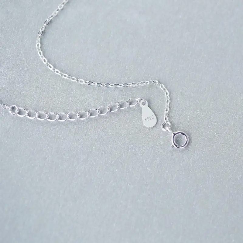 Аутентичные 925 пробы серебряные круглые бусины ножные браслеты для женщин модные летние ювелирные изделия лодыжки ноги цепи