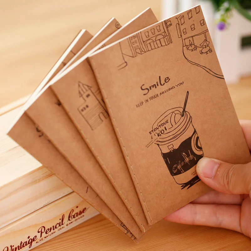 

Music Mini Pocket Notebook Retro Exercise Book Student Cute Soft Copy Cartoon Notepad Office School Stationery Diary Writing Pad