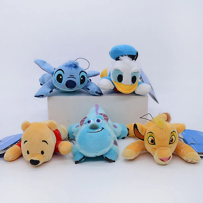 

1 pc Genuine Disney Simba The Lion King stitch Donald Duck Winnie bear children toy kids plush doll Birthday Christmas gift