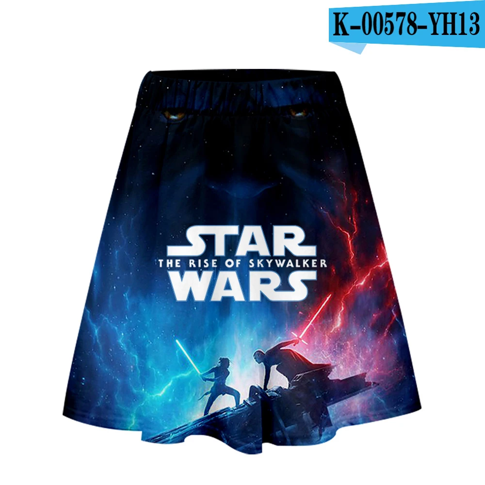 Pictured Star war/одежда с 3D принтом skywalker, повседневная женская юбка, летняя удобная юбка, топы, крутые женские юбки, Лидер продаж - Цвет: Pictured