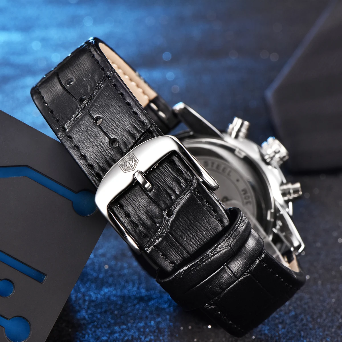 Reloj Hombre BENYAR 43 мм модные спортивные мужские часы с хронографом лучший бренд класса люкс военные кварцевые часы Relogio Masculino