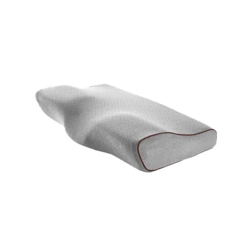 Pillow Gray Подушка из пены с эффектом памяти для сна, шейные подушки в форме бабочки, подушки с эффектом памяти, расслабление шейного отдела позвоночника, для взрослых, медленное восстановление - Цвет: Pillow Gray