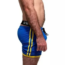 Быстросохнущие спортивные шорты для спортзала, мужские сетчатые дышащие шорты для бега, фитнеса, шорты для спортзала, тренировки, мужские шорты для бега, пляжная одежда