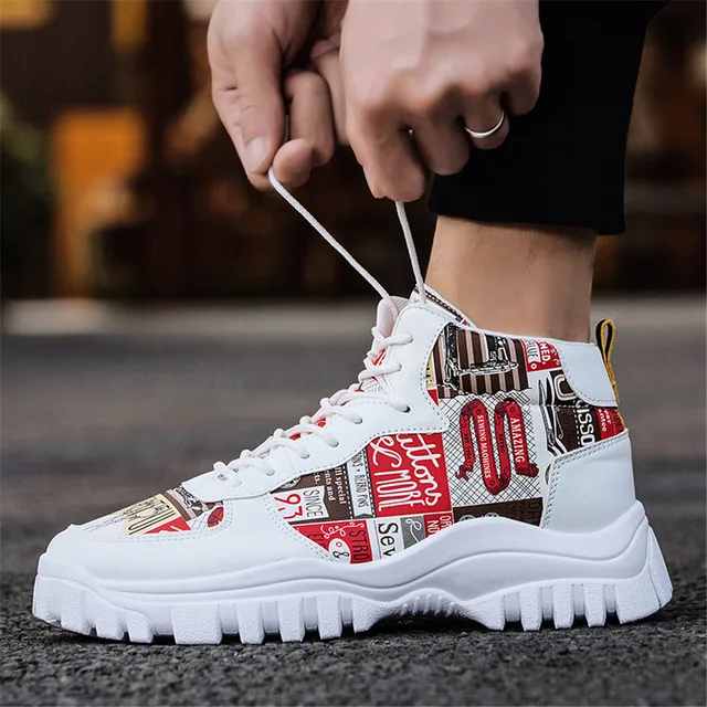 US $10.82 2019 Fashion New Men Winter Snow Boots Waterproof Outdoor Footwear Men Hip Hop Style Bottes Pour Ho