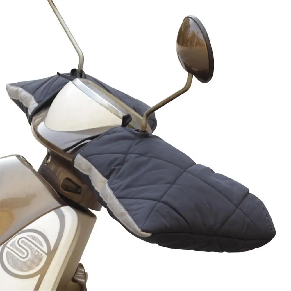 

Winter Motorcycle Muffs Grip Cover Warmer Thickened Windproof Handlebar Mitts Gloves Motorbike 1Pair Protective Universal 2020 N