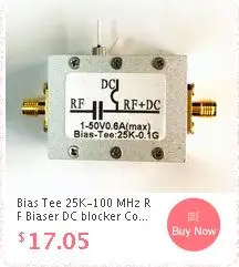 Радиочастотный Biaser bias tee 10 M-6000 MHZ для радиолюбительского радио RTL SDR LNA малошумный усилитель Рабочее напряжение: DC1-50V