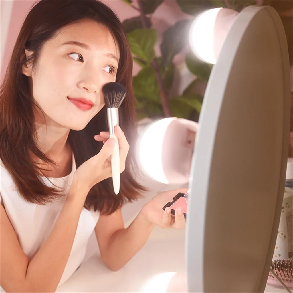 Креативный светодиодный зеркальный светильник индукционный Ночной с плавным