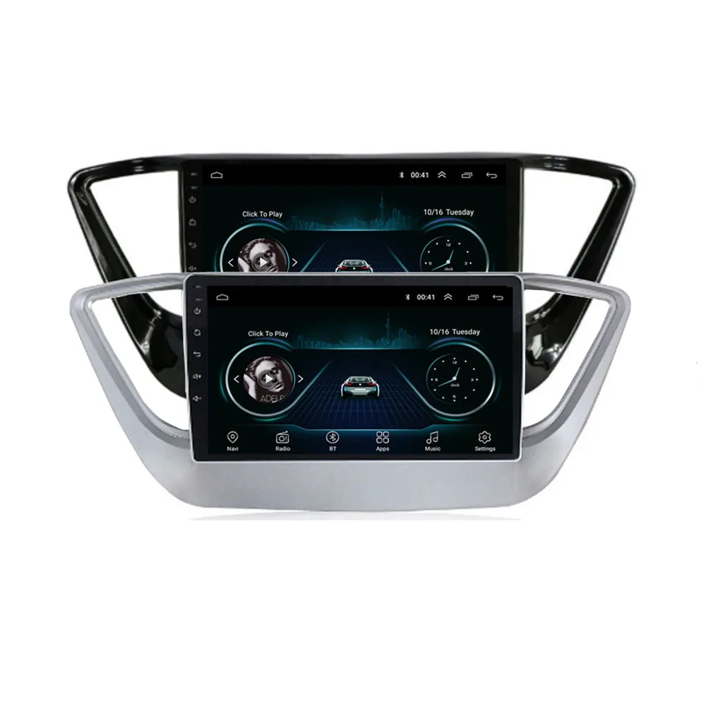 Мультимедийный проигрыватель для HYUNDAI Solaris Verna Android 10 1 4G LTE 2018 2019 2020 стерео DVD плеер