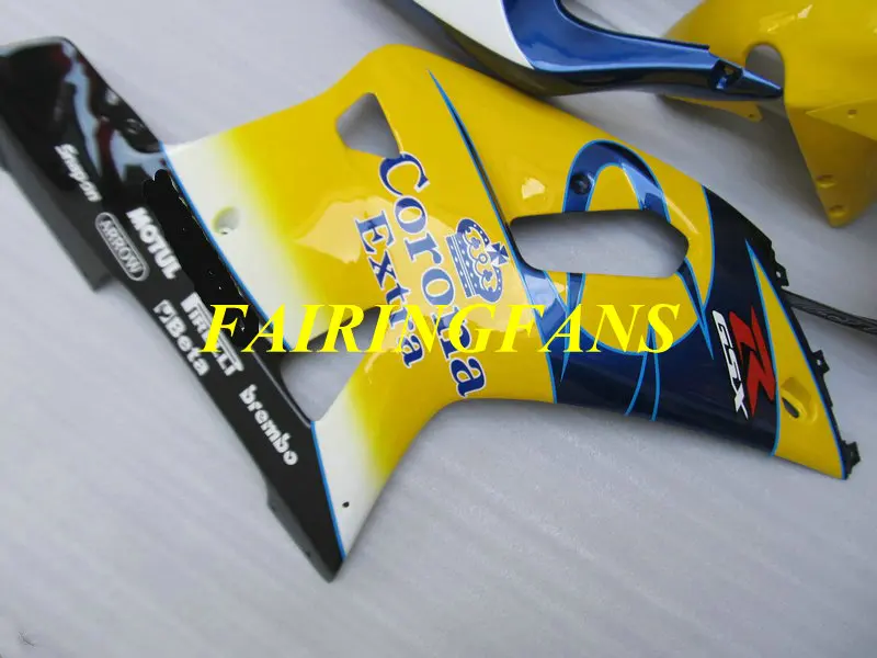 Мотоцикл инжекторный тюнинг-пакет для GSXR600 750 K1 01 02 03 GSXR 600 GSXR750 2001 2002 2003 Обтекатели Кузов+ подарки SH71