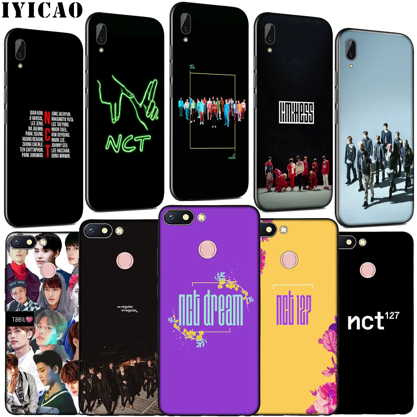 Мягкий силиконовый чехол NCT 127 для телефона Xiaomi Redmi Note 8 8T 8A 7 7A 6 6A 5 5A K30 K20 Pro GO S2 |