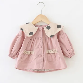 

Keelorn Spring Autumn Baby Girl Clothes Cartoon Baby Jacket Hooded Windbreak Outerwear Infant Boys Coat Toddler Kids Clothes