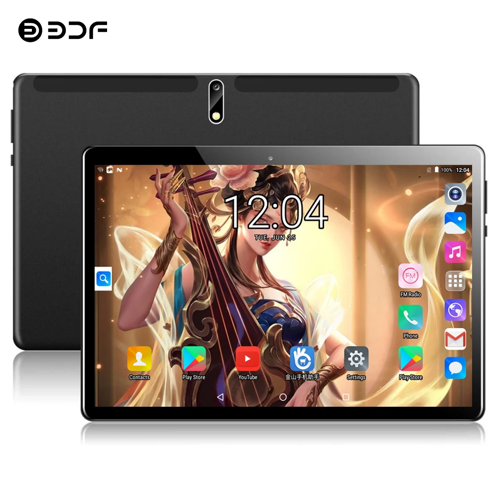 

BDF New System 10 Inch Tablet 3G Phone Call Android 7.0 WiFi Bluetooth 2GB/32GB Tablets Quad Core 1280*800 IPS 5.0MP Tablet Pc