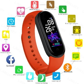 

M5 Smart Band Sport Fitness bracelet Watch Fitness Tracker Smartband Blood Pressure Heart Rate Monitor Waterproof Wristband