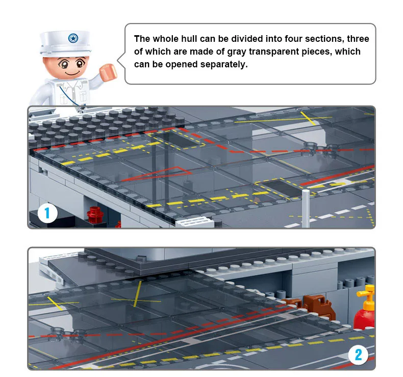 BanBao авианосец, военный корабль, строительные блоки, развивающие кирпичи для мальчиков, детская игрушка, модель 8421