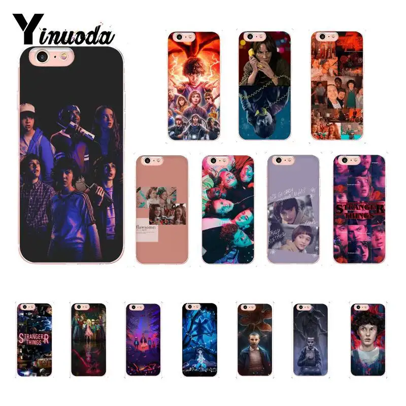 

Yinuoda Stranger Things Black Soft Shell Phone Cover For iPhone 8 7 6 6S Plus X XS MAX 5 5S SE XR Cover 11 11pro 11promax