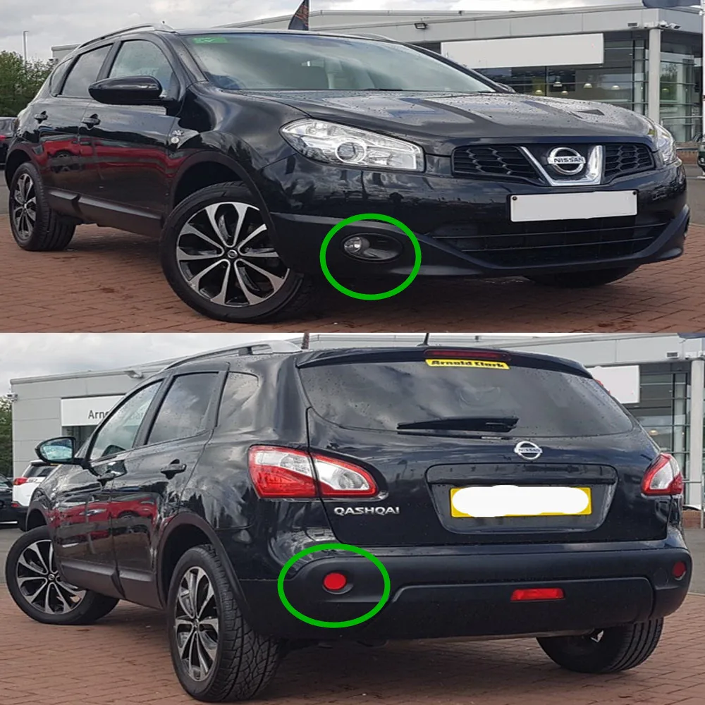 Для Nissan Qashqai J10 2013 2012 2011 2010 лампа заднего противотуманного фонаря хромированная крышка ободок молдинг Декор защита отделка наклейки для стайлинга автомобилей