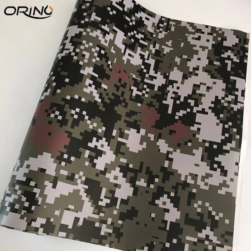 Army Green Digital Car Sticker Wrap Vinyl-5