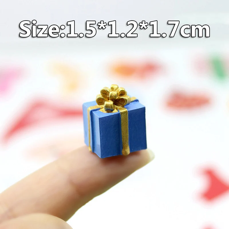 5pcs toy 1 5 шт./упак. Лизун Рождественский подарок коробка ювелирные изделия аксессуары из смолы с украшением в виде кристаллов наполнитель Поставки мягкой глины украшения игрушки для детей - Цвет: 5pcs toy 1