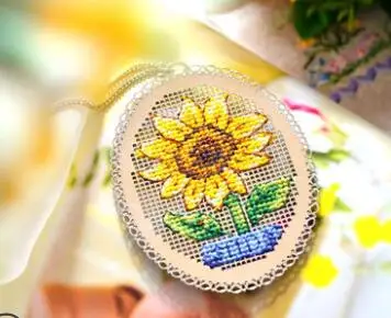 Cc Топ цветы DIY ремесло Стич вышивки крестом металлическая Закладка серебро Золотой рукоделие вышивка счетный крест-Набор для вышивки - Цвет: Небесно-голубой