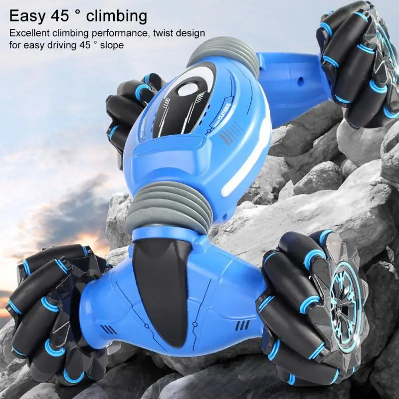 

RC Stunt Car 360 Degrees Rotating Double Sided Gesture Control High Speed