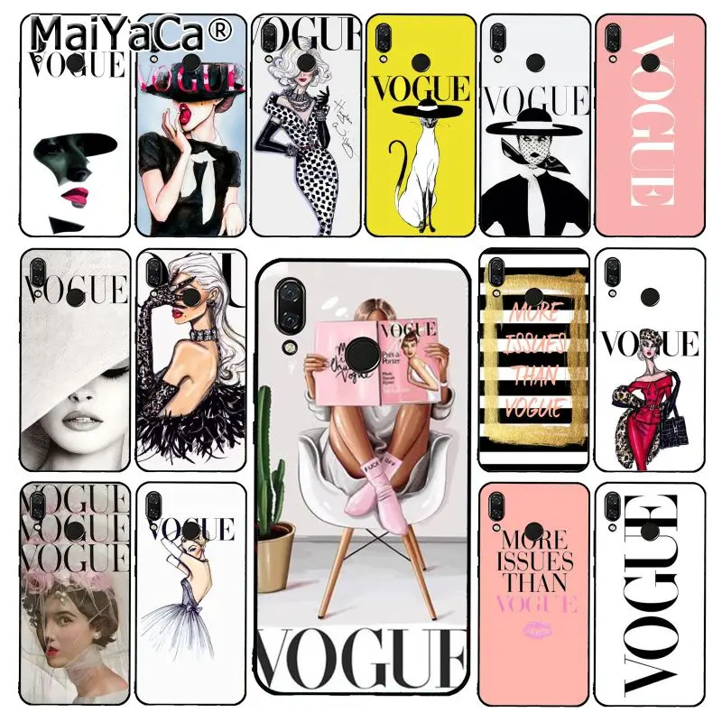 MaiYaCa модная женская больше проблем чем Vogue чехол для телефона Xiaomi Redmi8 4X 6A S2 Go Redmi 5