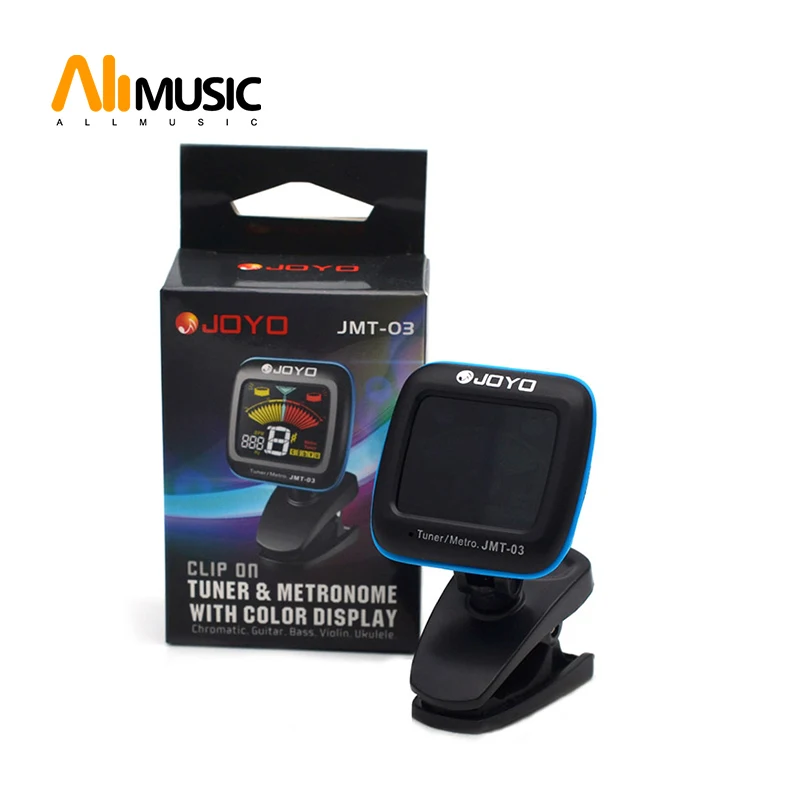 

JOYO JMT-03 Portable Guitar Tuner Metronome Digital Tuner Clip Mic for Chromatic Guitar Bass Ukulele Violin