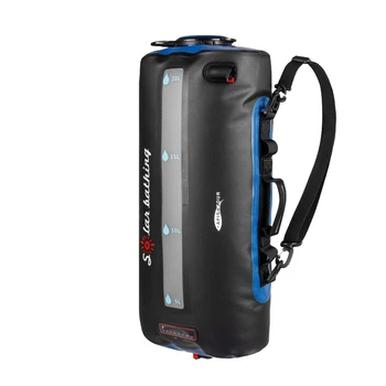 

AFISHTOUR Upgraded Solar Shower Bag for Camping 20L Summer Shower Bag with Removable Hose and On-Off Switchable Shower Head