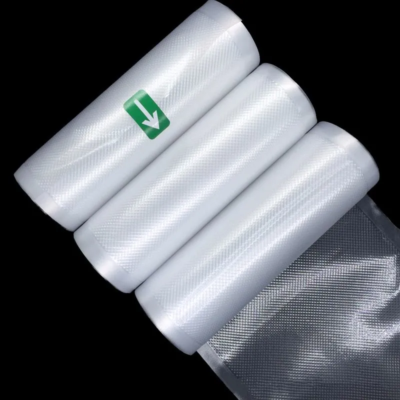 Cocina bolsa de vacío comida mantener bolsas de almacenamiento de vacío sellador de vacío embalaje rollos 12/15/20/25/28/cm * 500cm