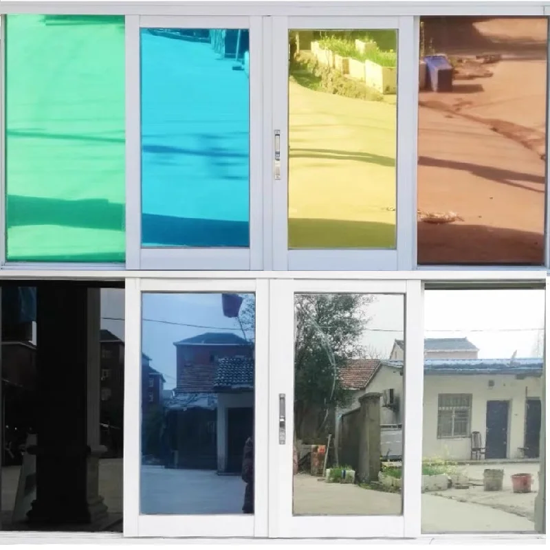 One Way Mirro Glass Window Film Self Adhesive Mirrorfilm Window Glass