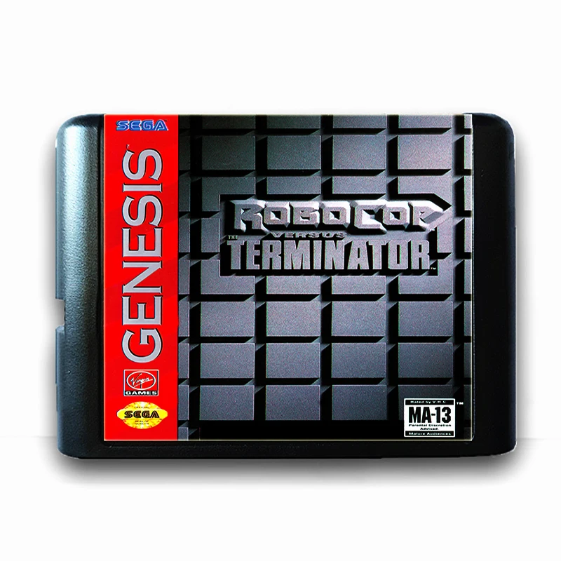 Robocop Versus Terminator для 16 бит Sega MD игровая карта Mega Drive Genesis US PAL версия консоль |
