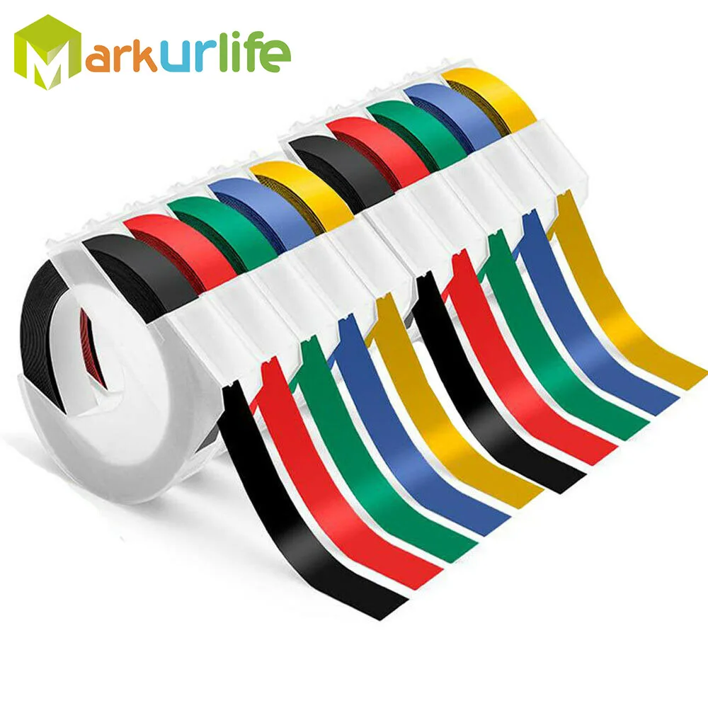 Markurlife 3D для тиснения из ПВХ этикетки Ленты Совместимость Dymo 1610 1880 12965 ручной