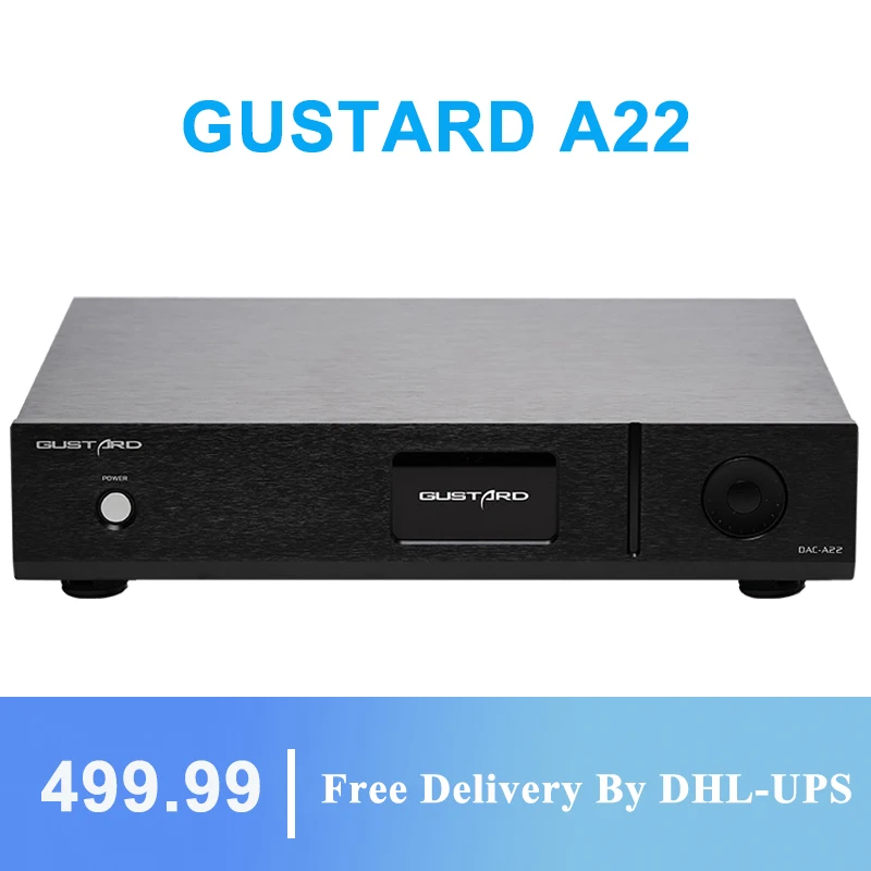 Сбалансированный декодер GUSTARD A22 DAC MQA X16 USB новый флагманский двойной