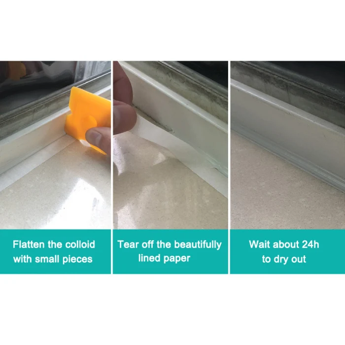 Glass Seal Glue Sealant Strong Adhesive Waterproof Quick Drying for Home Tile JA55