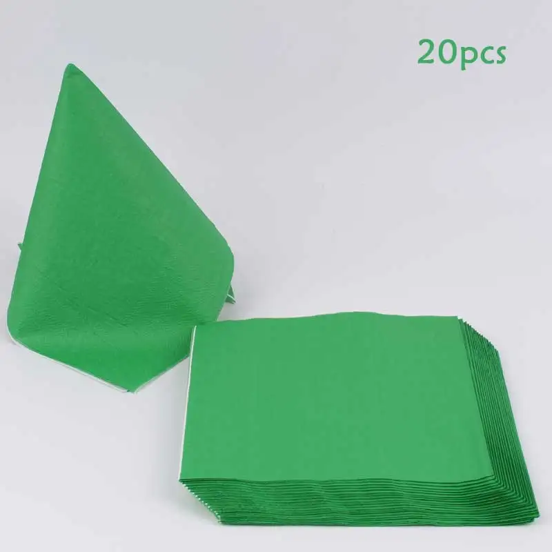 Green Red Blue Theme Disposable Paper Towels party supplies birthday party supplies disposable napkins Birthday Party Decorations Kids Napkins Birthday Party Supplies servilleta papel