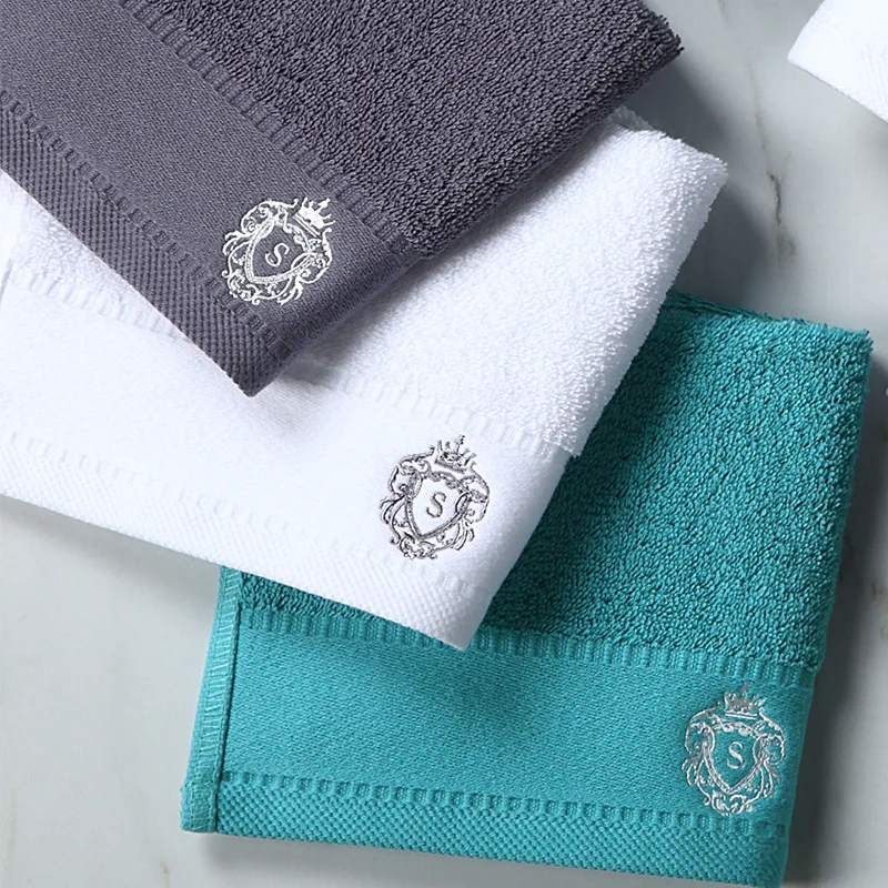 AHSNME Royal dedicated 33x33cm 100% cotton towels children small towel kindergarten face towel free custom LOGO wholesale 3