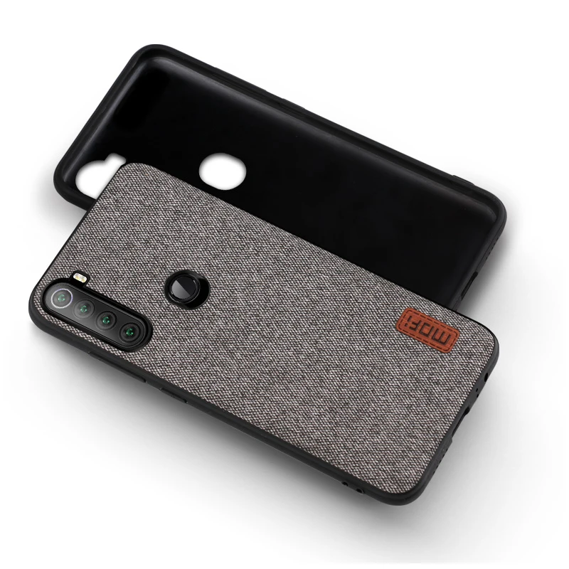 gray Для xiaomi redmi note 8 pro чехол противоударный чехол MOFi redmi note 8 силиконовый тканевый магнит capas coque чехол для задней панели note8 - Цвет: gray