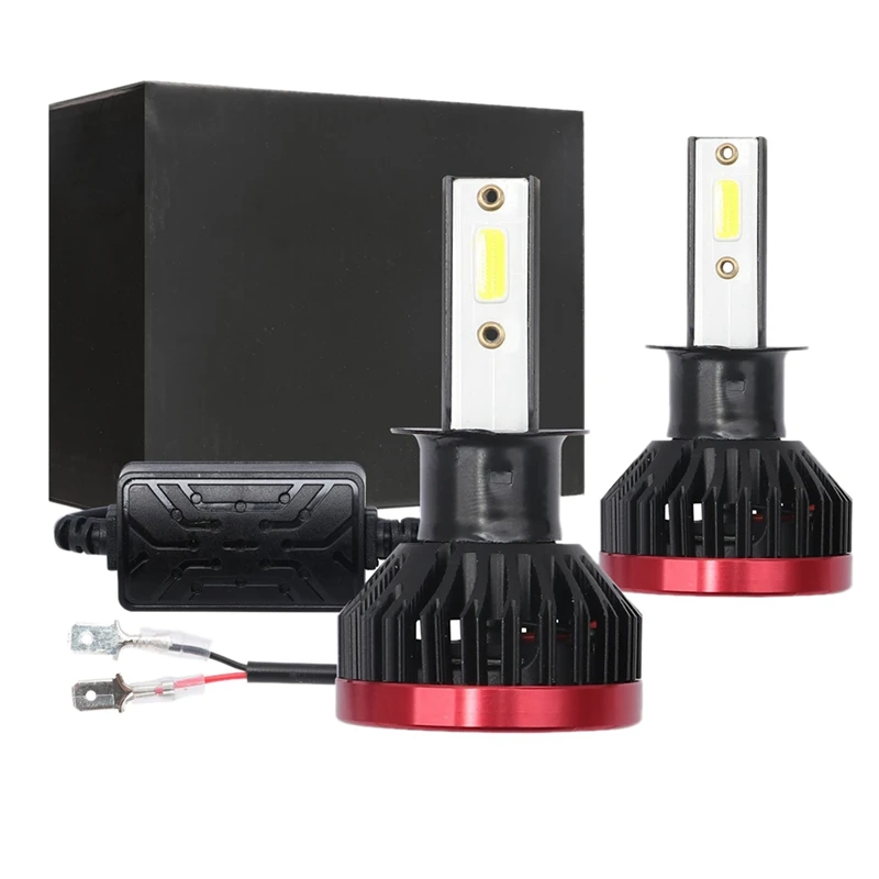 DHBH-2Pcs супер мини P6 Автомобильные светодиодные фары Cob чип 100 Вт/пара 20000Lm/комплект 6500 к Авто светодиодные фары Противотуманные фары Автомобиль sty
