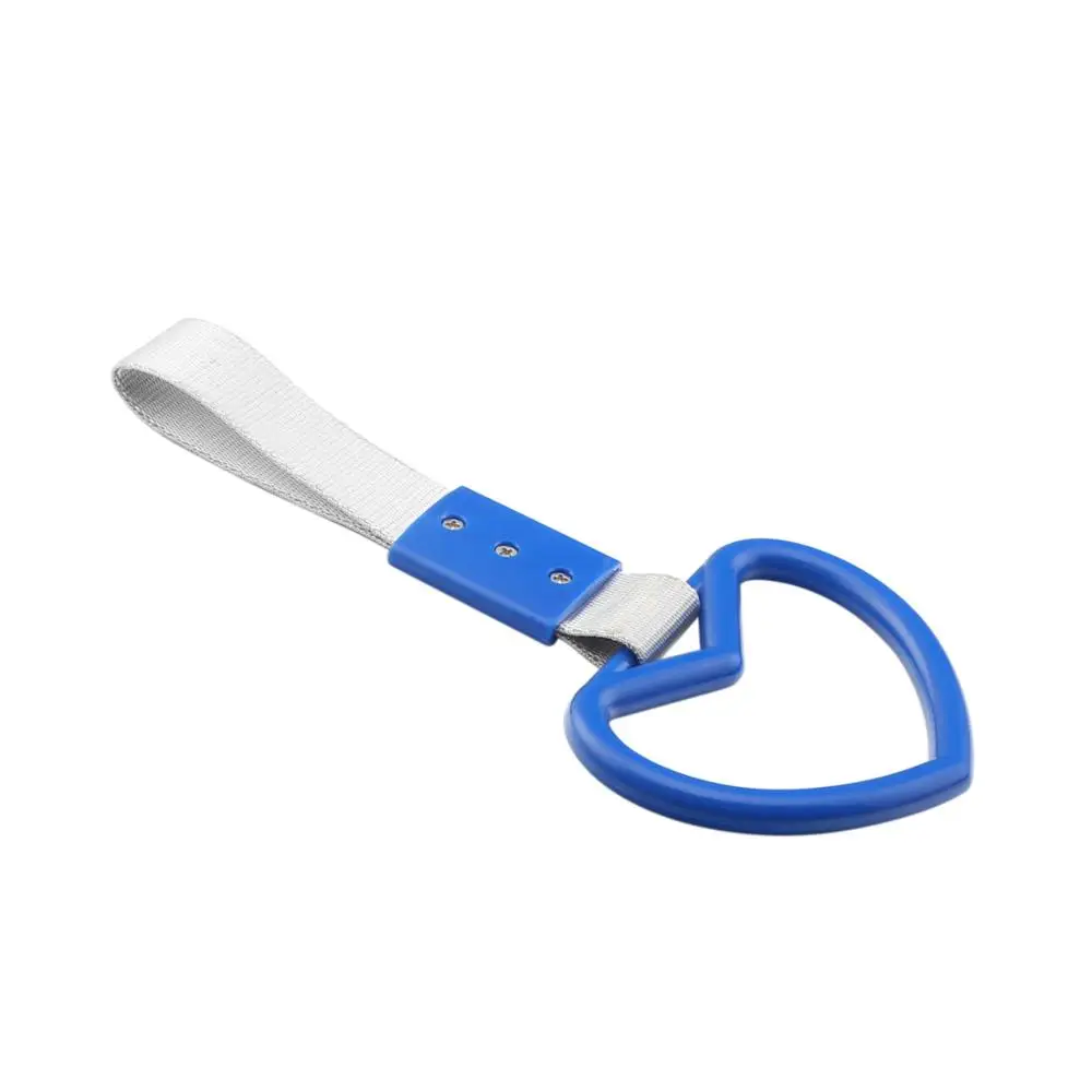 heart D JDM Гоночный ремень с ручкой кольцо с сильным нейлоновым ремешком для метро поезд автобус ручка ремень Шарм Дрифт автолюбитель Универсальный - Цвет: heart D