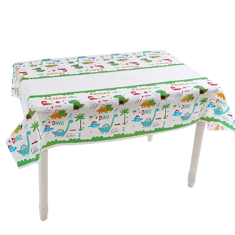 

Party Supplies 2019 NEW Dinosaur Theme Party Disposable Tablecloth Boys Birthday Party Decorations Baby Shower