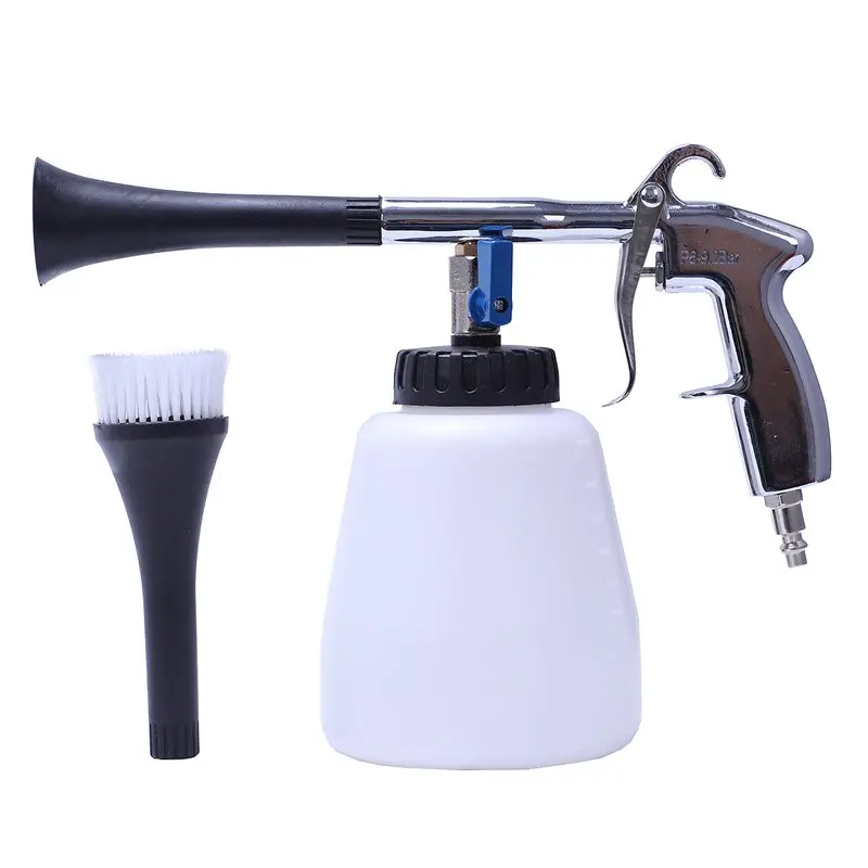 Air pulse device Tornado pneumatic dust gun car interior cleaning gun portable air gun(US interface) with brush head