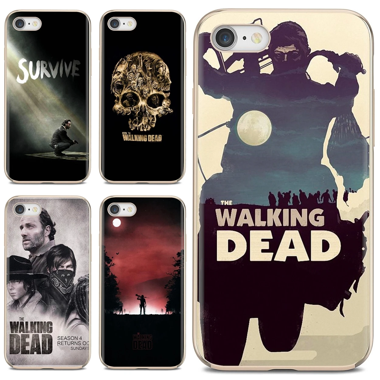 For Huawei Mate 20 30 40 7 8 9 10 Lite Pro P Smart 2018 2019 Plus G7 G8 Deads-games-Posters-The-Walking Soft TPU Case | Мобильные