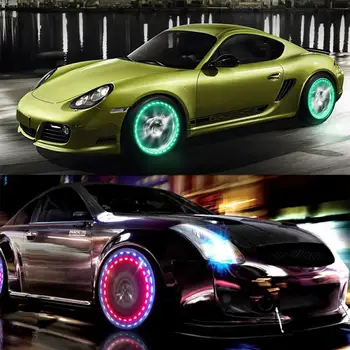 

New 1Pc Solar Valve Light Car Automatic Wheel Light Tire Solar LED Decorative Colorful Light Solar Flash For Car Motorbike Bike