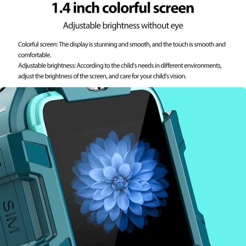 696 Kids 4G LTE Smart Watch GPS+WiFi+LBS Location SIM Dual Camera 360-degree Rotation Smartwatch Smart clock Phone watches band