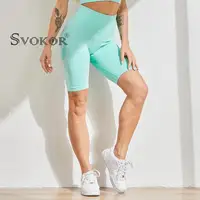 SKOVOR Seamless Shorts Sports Fitness Stretch Shorts Push Up Sexy Woman High Waist Cycling Short Femme Workout Tight Shorts