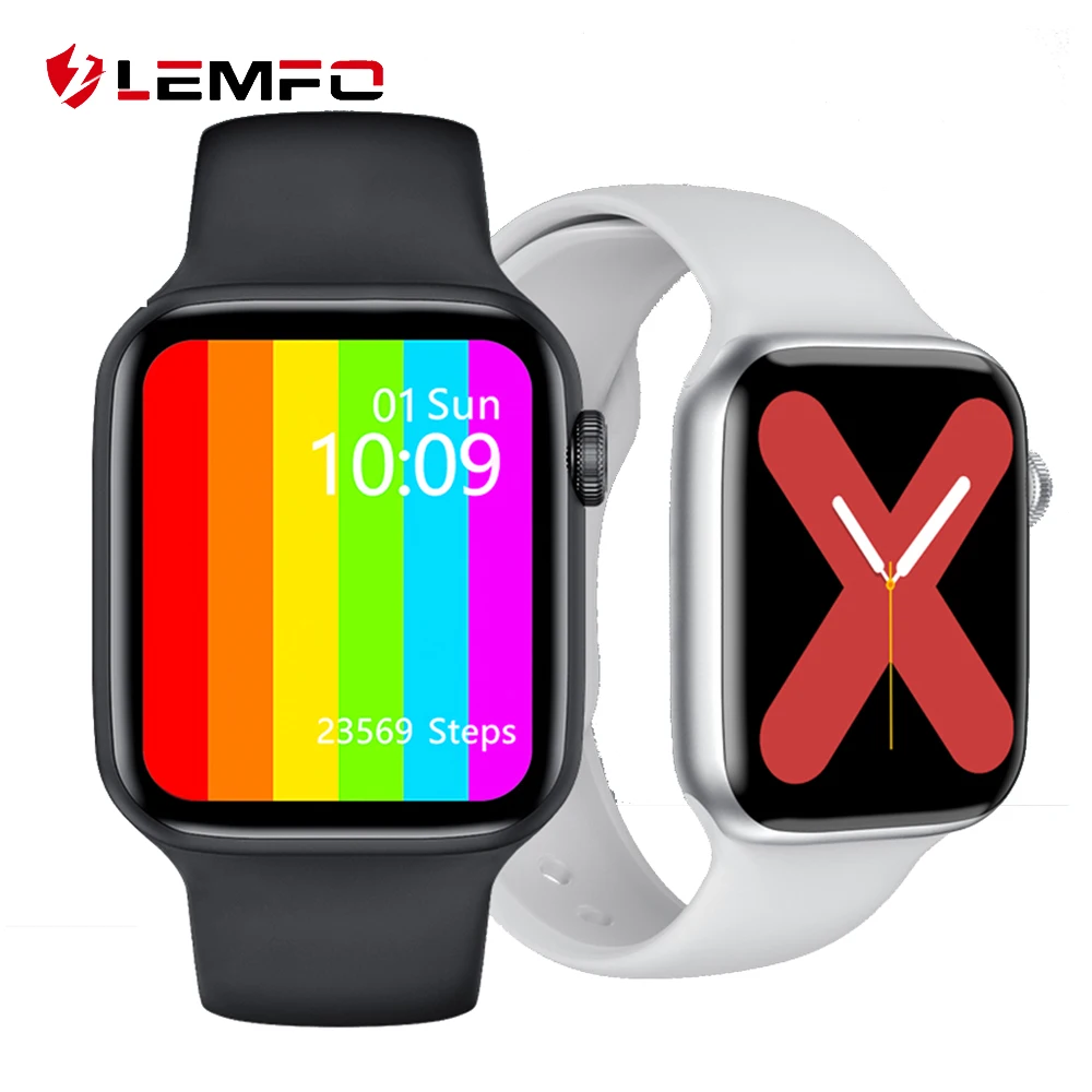 Смарт часы LEMFO W46 2020 1,75 дюйма 320*385 HD дисплей ЭКГ температура тела IP68 Водонепроницаемые умные часы для мужчин IWO 12 Pro IWO W26|Смарт-часы|   | АлиЭкспресс