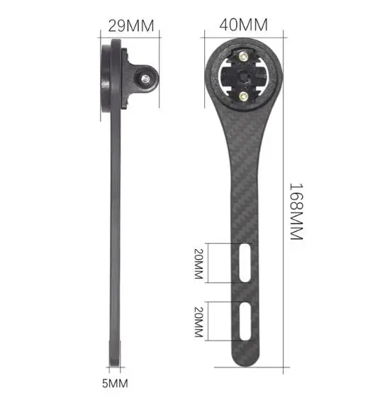 Углеродное Велосипедное компьютерное крепление для велосипеда дорожного